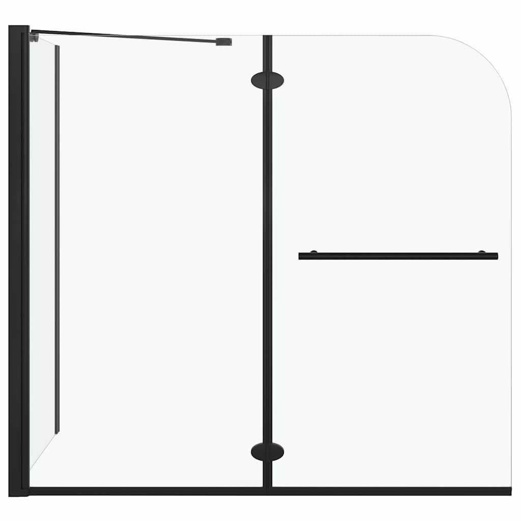 Bi-Folding Shower Enclosure 120 x 67 x 129 cm Transparent