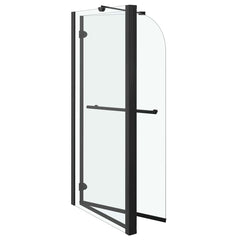 Bi-Folding Shower Enclosure 120 x 67 x 129 cm Transparent