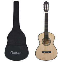 vidaXL Classical Guitar for Beginner and Kid with Bag 1/2 34" 1