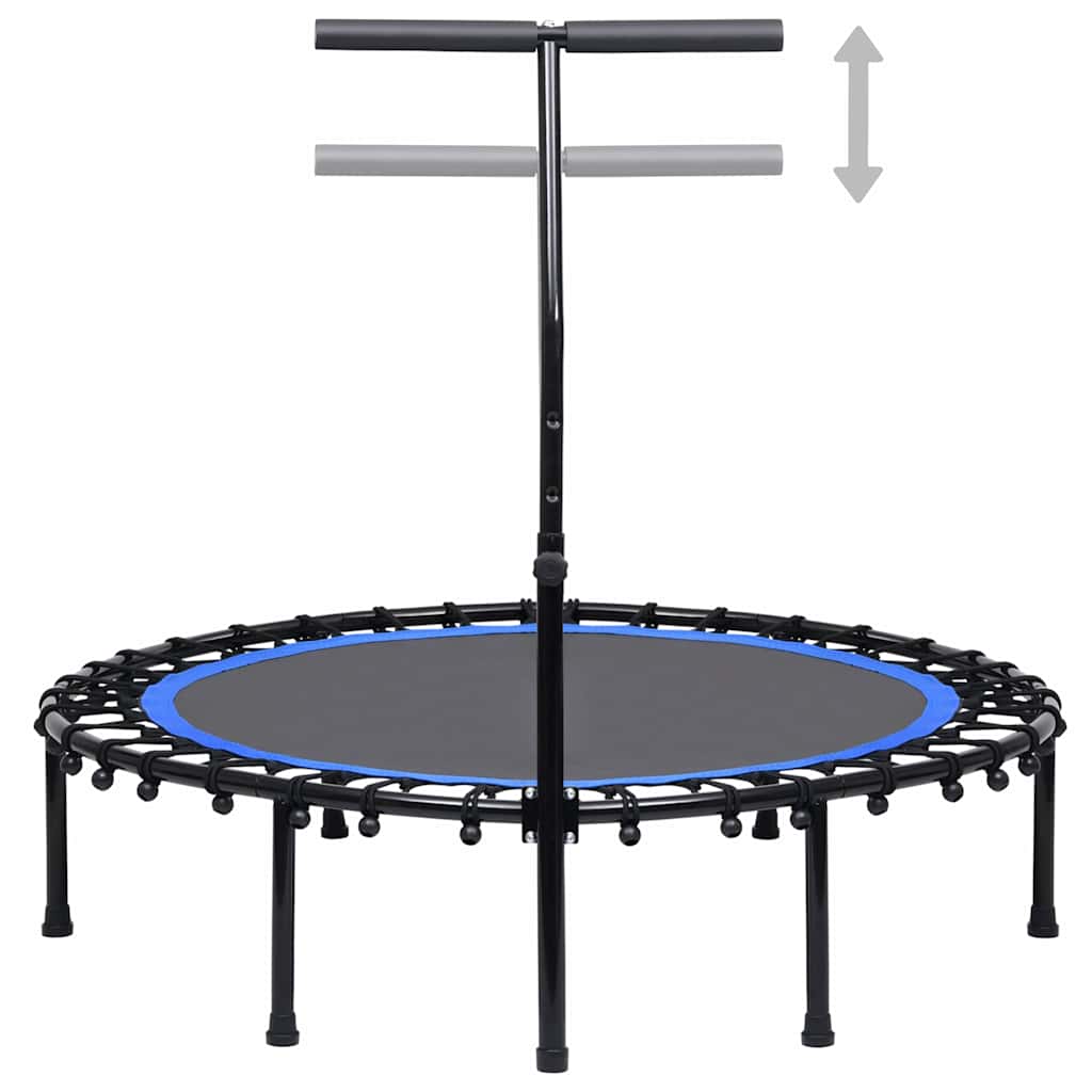 vidaXL Fitness Trampoline with Handle 122 cm 2