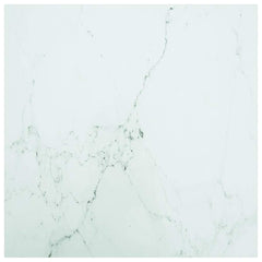 vidaXL Table Top | White with marble design | Tempered Glass | 80cm x 80cm 1