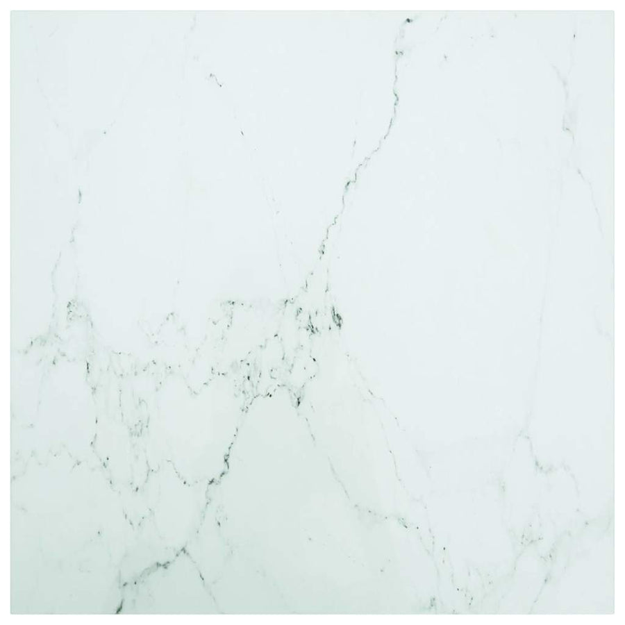 Table Top White 6 mm Tempered Glass