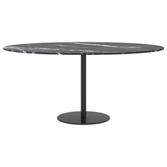 vidaXL Table Top | Black | Tempered glass | 90 cm | Decorative Inlays 3