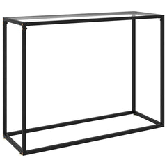 vidaXL Console Table | Transparent | Tempered glass | 100 x 35 x 75 cm | Simple 1