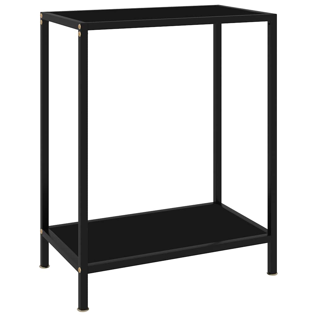 vidaXL Console Table Tempered Glass with Feet