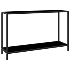 vidaXL Console Table Tempered Glass with Feet