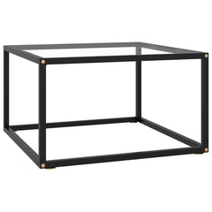 vidaXL Coffee Table with Glass Height 35 cm
