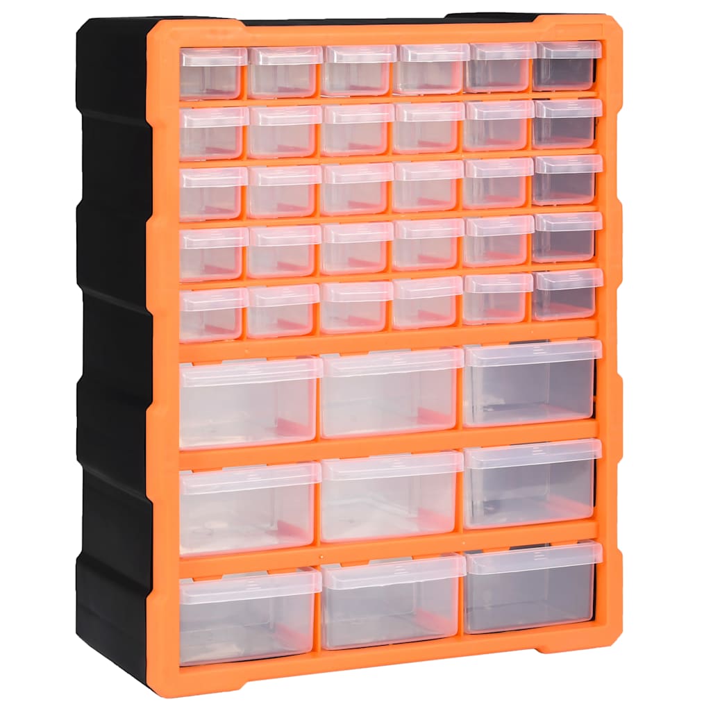 vidaXL Multi-drawer Organiser with 39 Drawers 38x16x47 cm 1