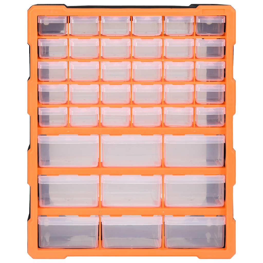 vidaXL Multi-drawer Organiser with 39 Drawers 38x16x47 cm 2