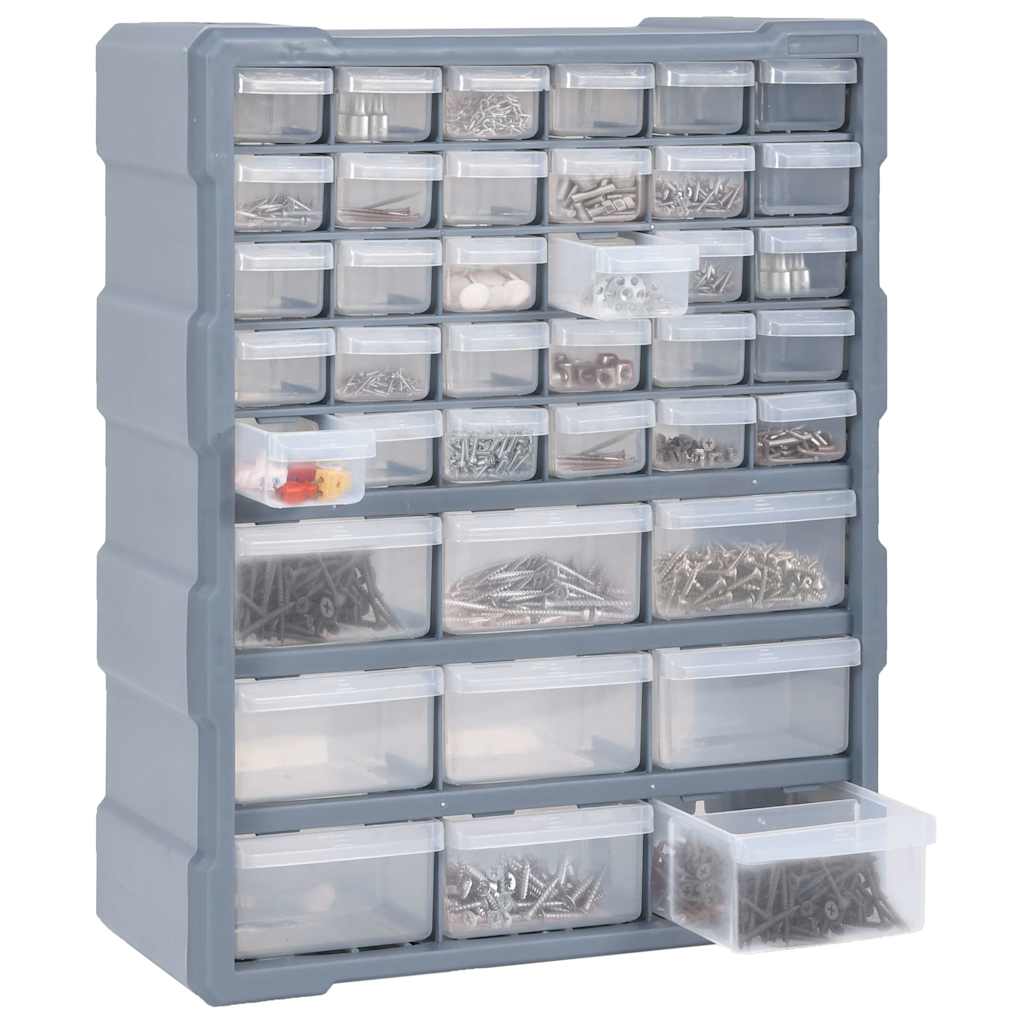 vidaXL Multi-drawer Organiser with 39 Drawers 38x16x47 cm 6