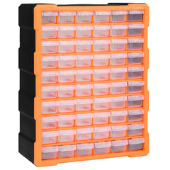 vidaXL Multi-drawer Organiser with 60 Drawers 38x16x47.5 cm 1