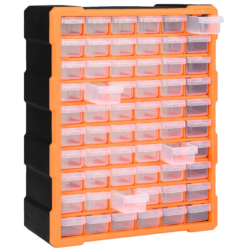 vidaXL Multi-drawer Organiser with 60 Drawers 38x16x47.5 cm 5