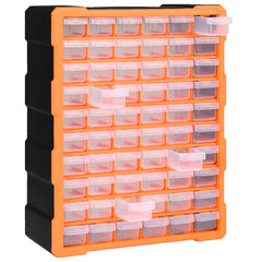 vidaXL Multi-drawer Organiser with 60 Drawers 38x16x47.5 cm 5