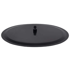 vidaXL Rain Shower Head Stainless Steel 50 cm Round Black 4