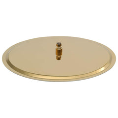 vidaXL Rain Shower Head Stainless Steel 50 cm Round Gold 3