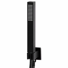 147718 vidaXL Shower System Stainless Steel 201 Black 4