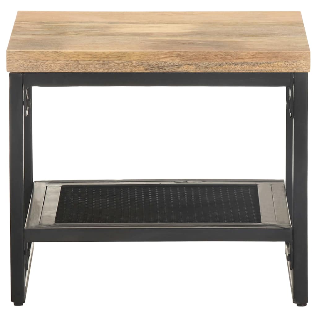 320241 vidaXL Side Table 40x40x35 cm Solid Mango Wood 2