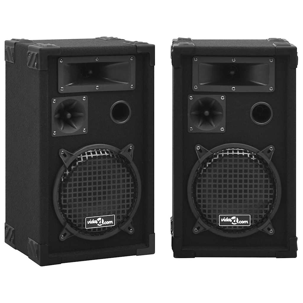 70100 vidaXL Professional Passive Hifi Stage Speakers 2 pcs 800 W Black 1