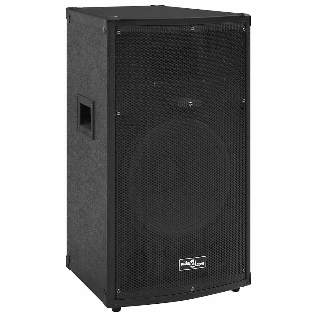 vidaXL Professional Passive Hifi Stage Speaker 150 W Black 37x37x64cm 1