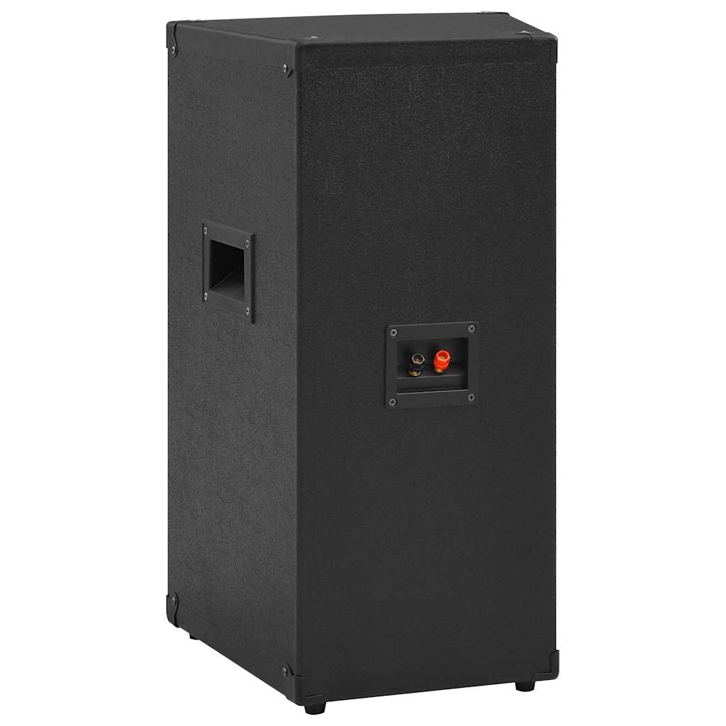 vidaXL Professional Passive Hifi Stage Speaker 150 W Black 37x37x64cm 3