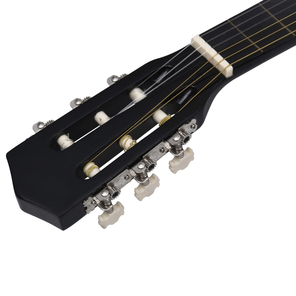 vidaXL Classical Guitar for Beginner with Bag Black 3/4 36" 5
