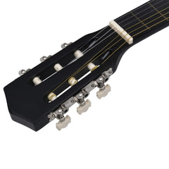 vidaXL Classical Guitar for Beginner with Bag Black 3/4 36" 5