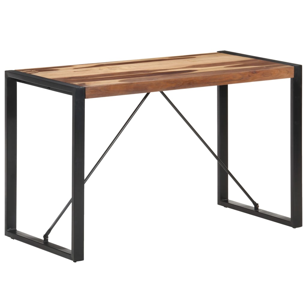 vidaXL Dining Table 120x60x75 cm Solid Wood 1