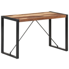 vidaXL Dining Table 120x60x75 cm Solid Wood 1