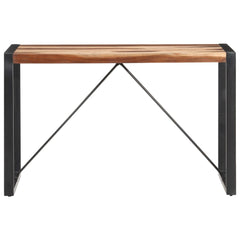 vidaXL Dining Table 120x60x75 cm Solid Wood 2
