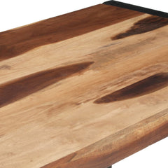 vidaXL Dining Table 120x60x75 cm Solid Wood 5