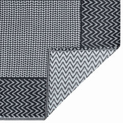 vidaXL Outdoor Carpet | Grey | Polypropylene | 120 x 180 cm | Pattern 4