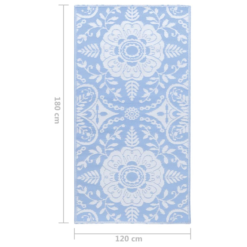 Outdoor Carpet Baby Blue 120x180 cm PP