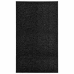Doormat Washable 90x150 cm Black