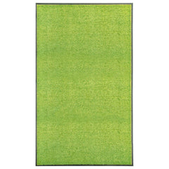 Doormat Washable 90x150 cm Green