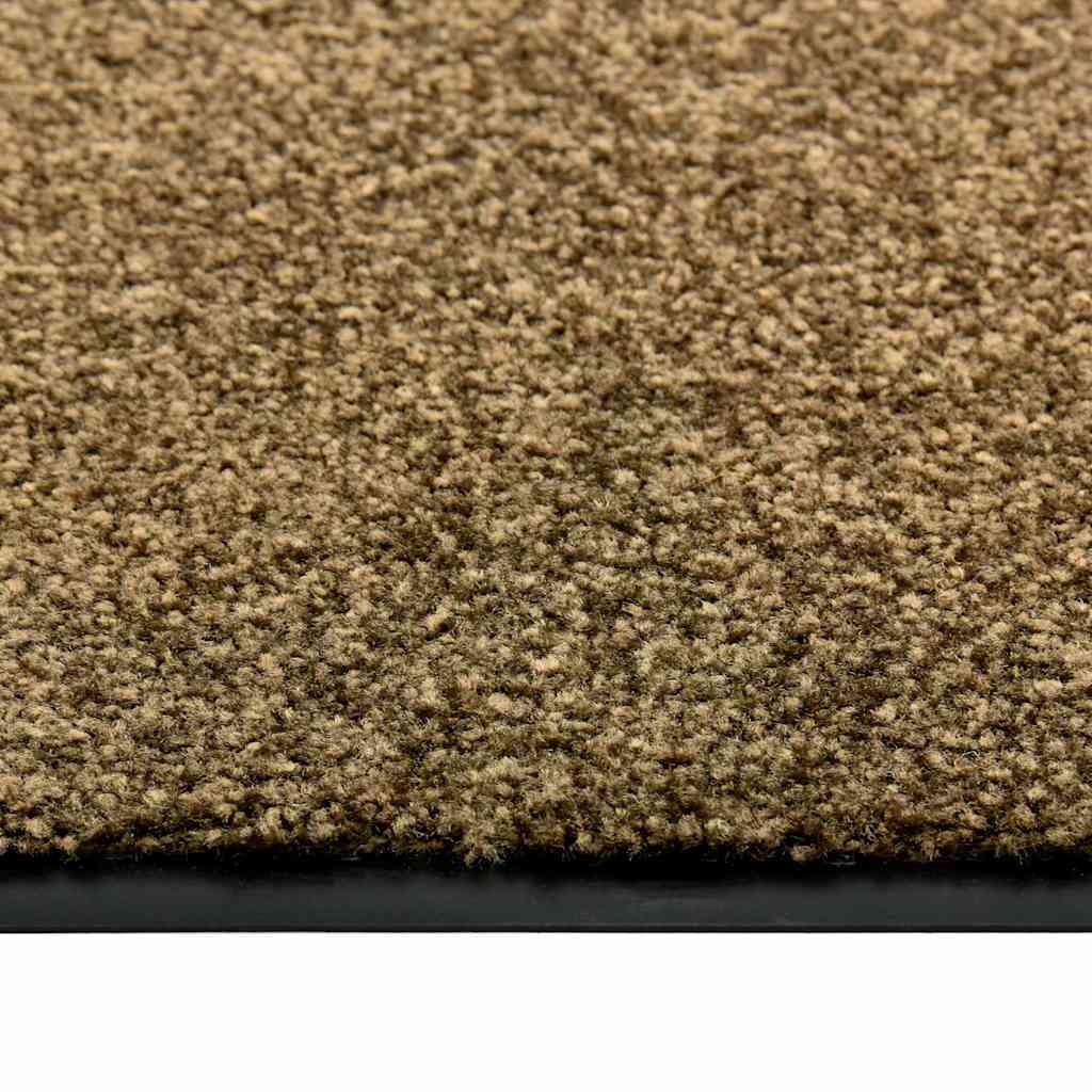 vidaXL Door Mat | Brown | Polyamide, PVC | Medium | Non-slip | Door Mat 3
