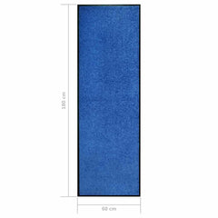 vidaXL Door Mat | Blue | Polyamide, PVC | 60x180 cm | Non-slip | Door Mat 6