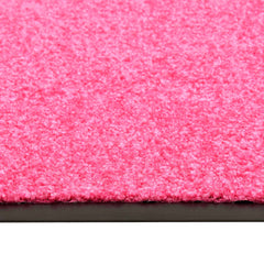 vidaXL Doormat Washable Pink 90x120 cm 5