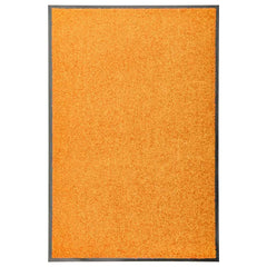 vidaXL Door Mat | Orange | 100% Polyamide, Non-slip PVC | 60 x 90 cm | Non-slip 1