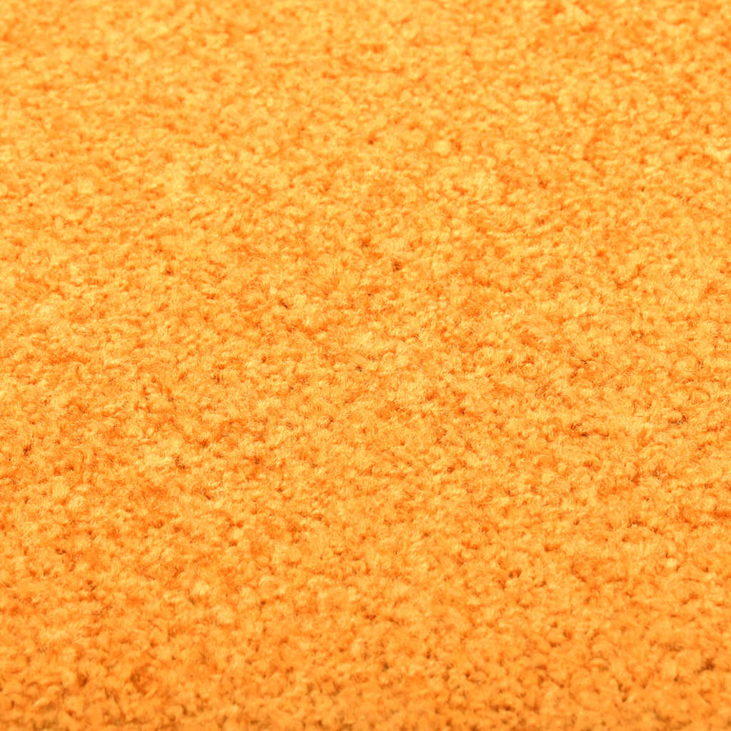vidaXL Door Mat | Orange | 100% Polyamide, Non-slip PVC | 60 x 90 cm | Non-slip 4
