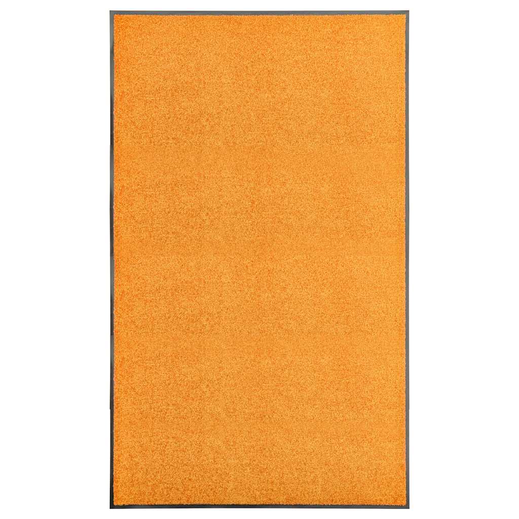 Doormat Washable 90x150 cm Orange