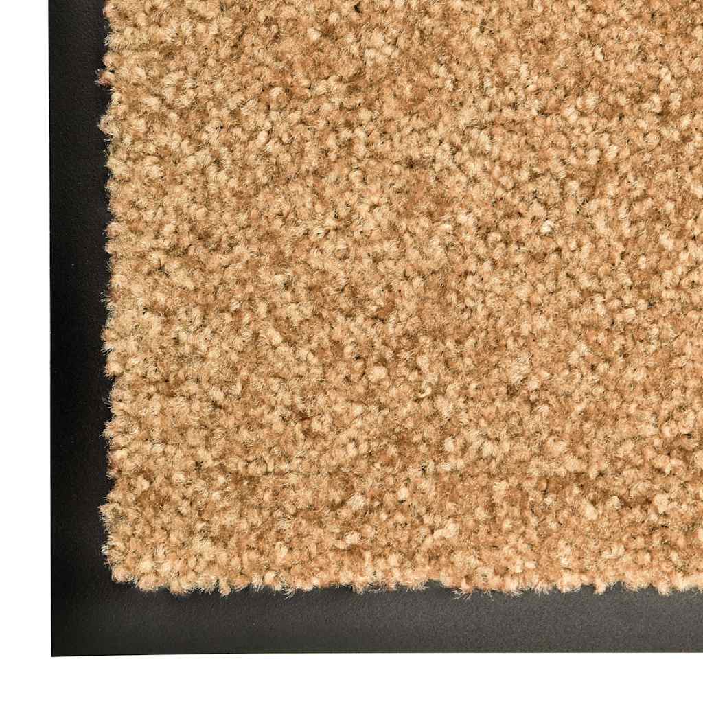 323464 vidaXL Doormat Washable Cream 60x90 cm 5