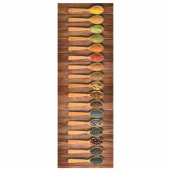 vidaXL Kitchen Floor Mat | Multicolour | Polyamide, Latex | 180 x 60 cm 1
