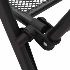 Mesh Folding Chairs Steel Anthracite 4