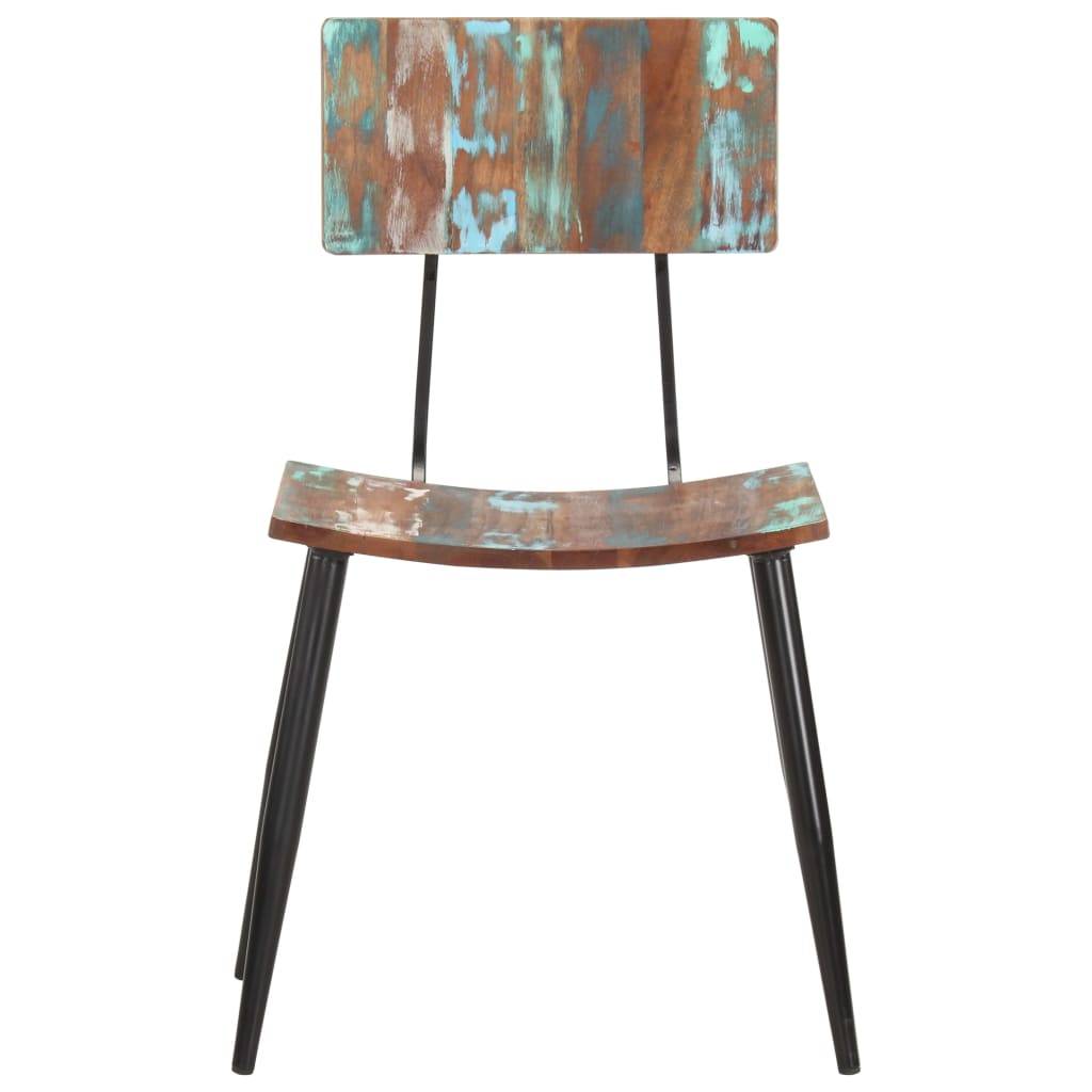 vidaXL Dining Chairs 6 pcs Solid Reclaimed Wood 3