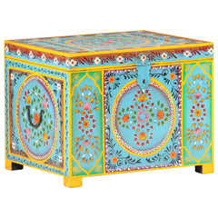 323540 vidaXL Hand Painted Storage Box 50x40x40 cm Solid Mango Wood 4