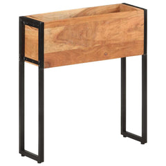 Planter 60 x 20 x 68 cm Solid acacia wood