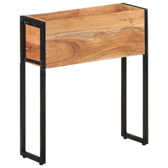 Planter 60 x 20 x 68 cm Solid acacia wood