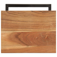 Side Tables 2 pcs 31,5x24,5x64,5 cm Solid acacia wood
