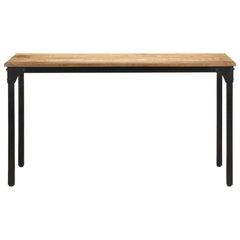 vidaXL Dining Table 140x70x76 cm Rough Mango Wood 2