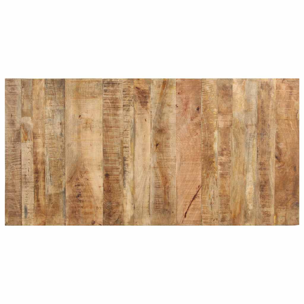 vidaXL Dining Table 160x80x76 cm Rough Mango Wood 3